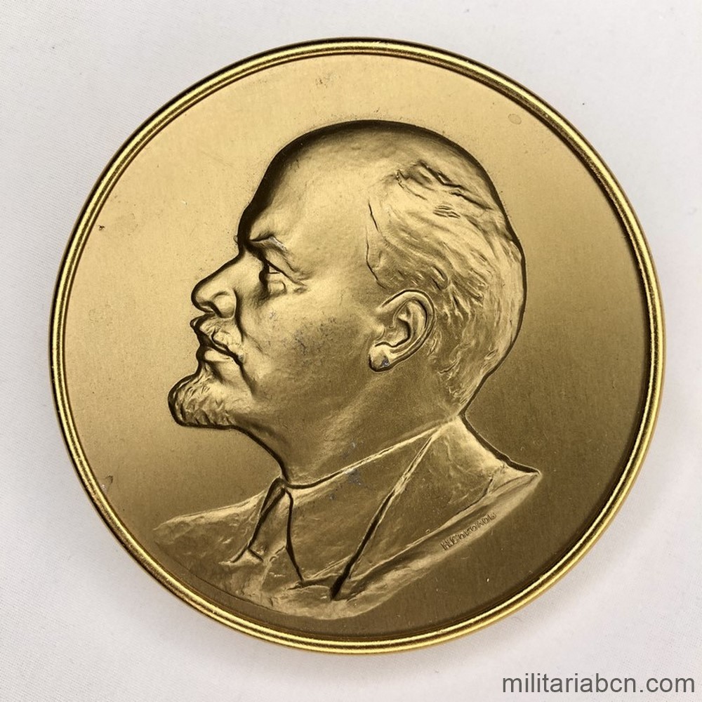 URSS Medalla De Mano De Lenin Fimada Por Nikolay Sokolov Militaria