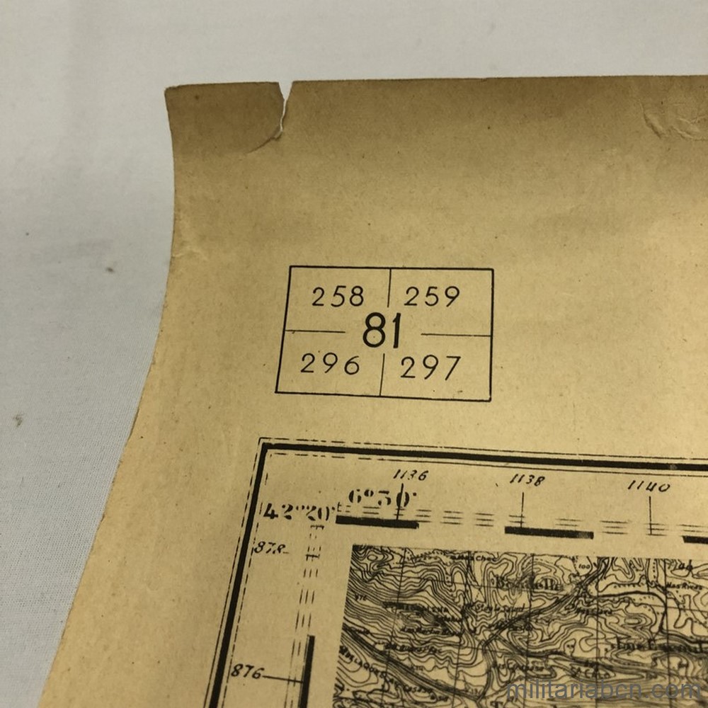 Mapa De Mando De Rosas Cartograf A Militar De Espa A Guerra Civil