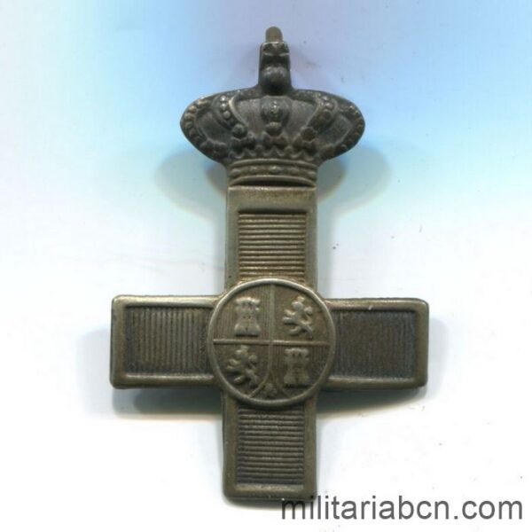 Cruz al Mérito Militar. Cruz de Tropa. Gobierno Provisional. 37 x 25 mm.