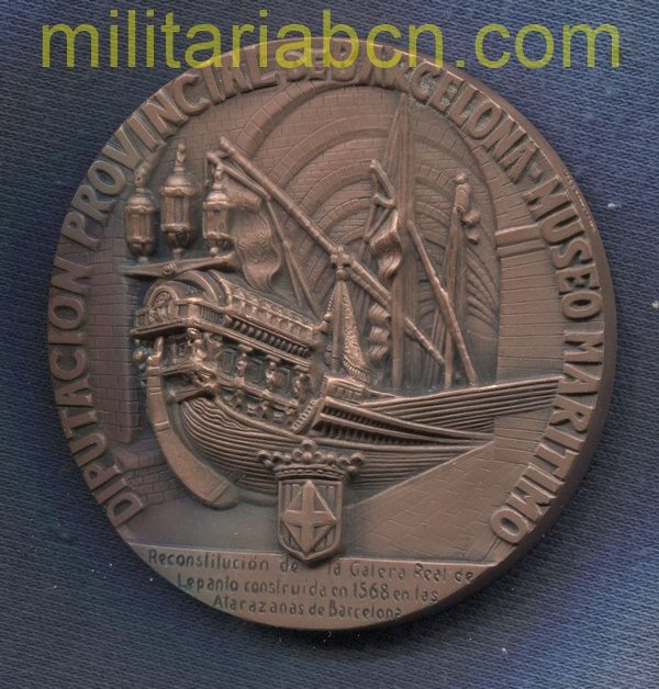 Militaria Barcelona España. Medalla del IV Centenario de la Batalla de Lepanto