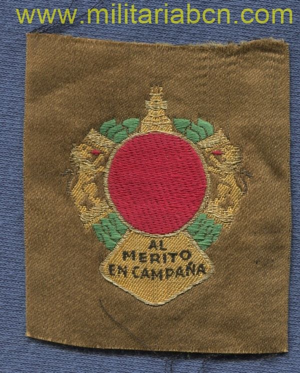 Spain. War Cross Collective Medal. Embroidered type Bevo | Militaria ...