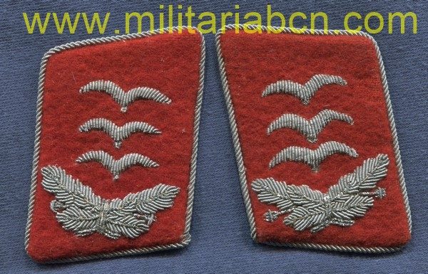 Germany III Reich. Collar badges of Captain of the Flak of the Luftwaffe