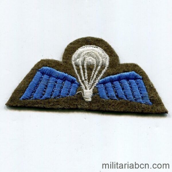 India. Parachute Regiment wings. Patch. Army.