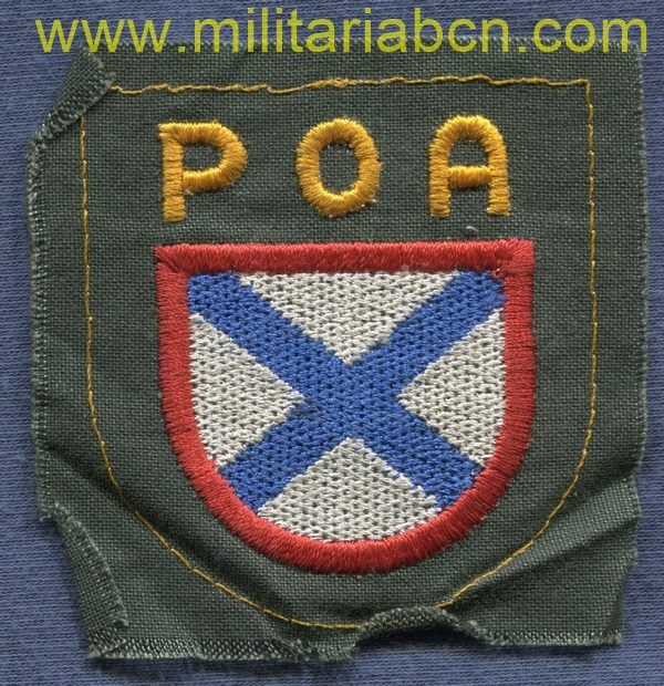 Sleeve shield of the Wehrmacht Russian Volunteers POA