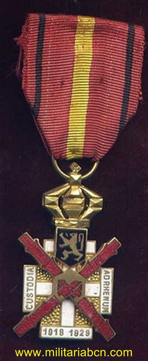 Militaria Barcelona Belgium Ardennes medal