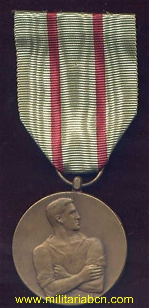 Militaria Barcelona Resistant medal Belgium