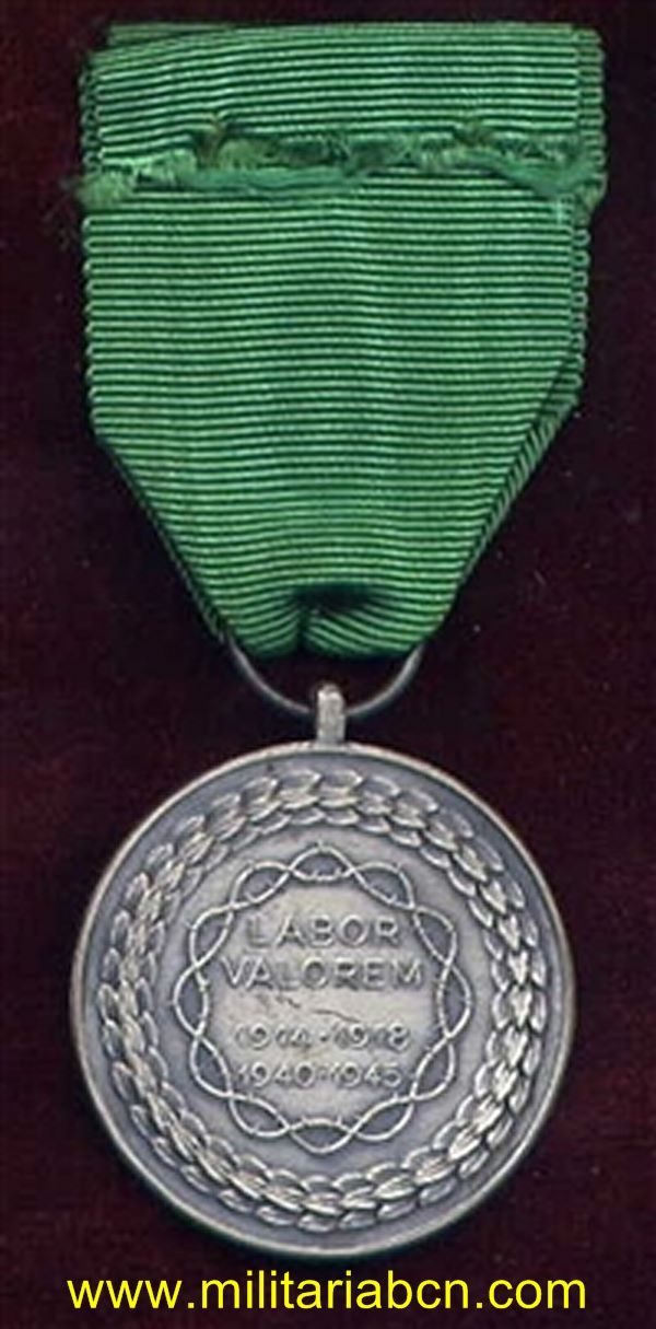 Militaria Barcelona Belgique FNPG medaille
