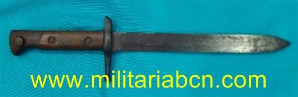 bayoneta de la guerra civil italia cuchillo