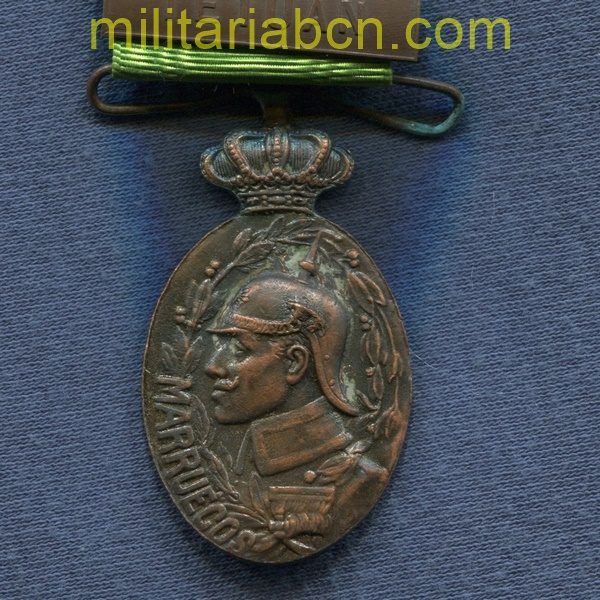 Militaria Barcelona Medalla Militar de Marruecos.