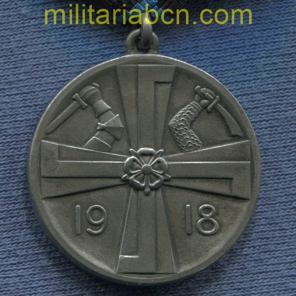 Finlandia. Medalla Conmemorativa de la Guerra de Liberación. 1918. militariabcn.com