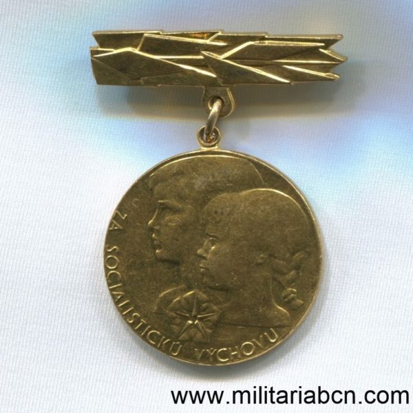 Czechoslovakia. Medal for socialist education