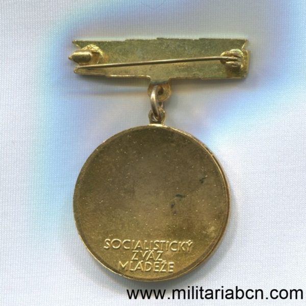 Czechoslovakia. Medal for socialist education militariabcn.com