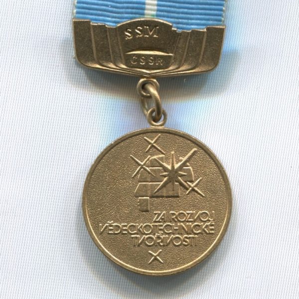 Czechoslovak Republic. Medal for the development of scientific and technical creativity militariabcn.com