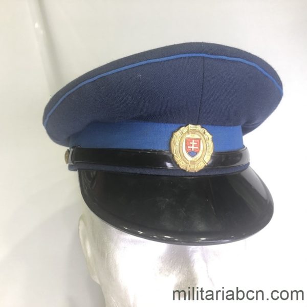 Militaria Barcelona Slovakia. Firemen visor cap. Size 55