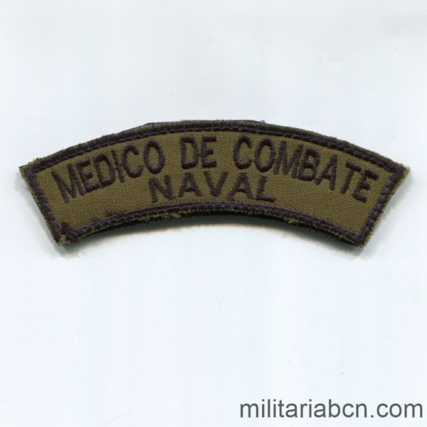 Militaria Barcelona Paraguay Medico Combate Naval patch