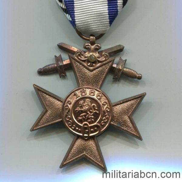 Militaria Barcelona Germany.  Bayern  Military Merit Cross.  2nd Class  With swords.  1st World War. reverse