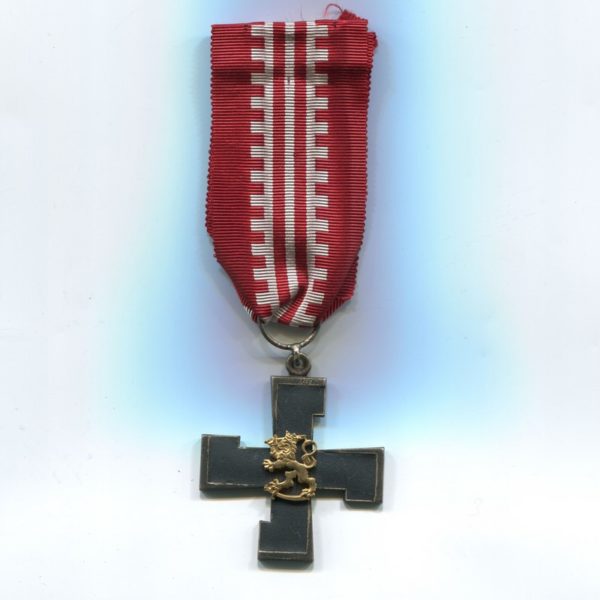 Militaria Barcelona 1939-1945 Finnish Headquarters Cross Ribbon
