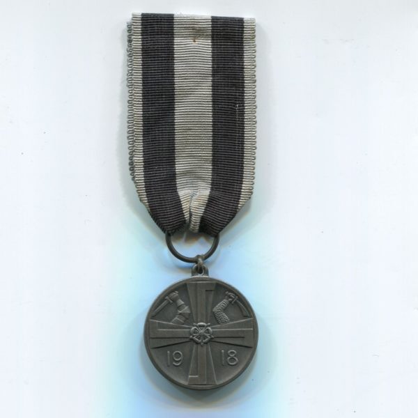 Militaria Barcelona Finland. Commemorative Medal of the Liberation War. 1918. ribbon