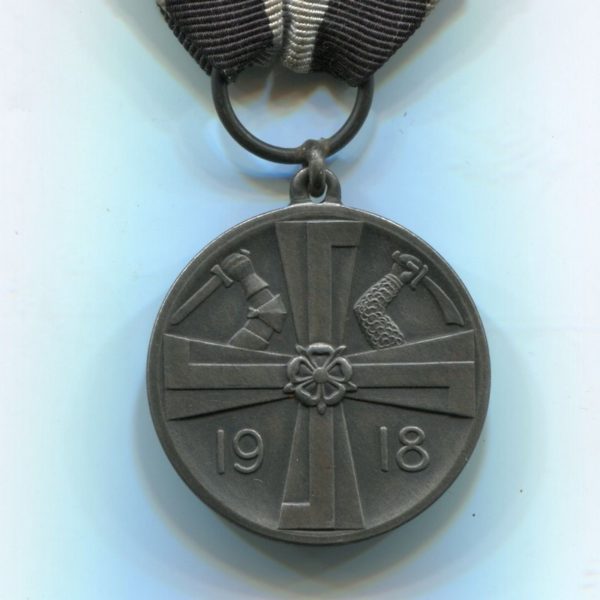 Militaria Barcelona Finland. Commemorative Medal of the Liberation War. 1918.
