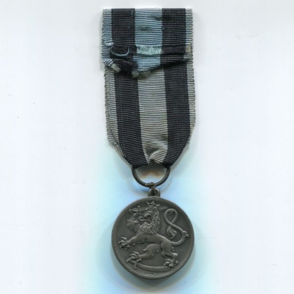 Militaria Barcelona Finland. Commemorative Medal of the Liberation War. 1918. Revers ribbon