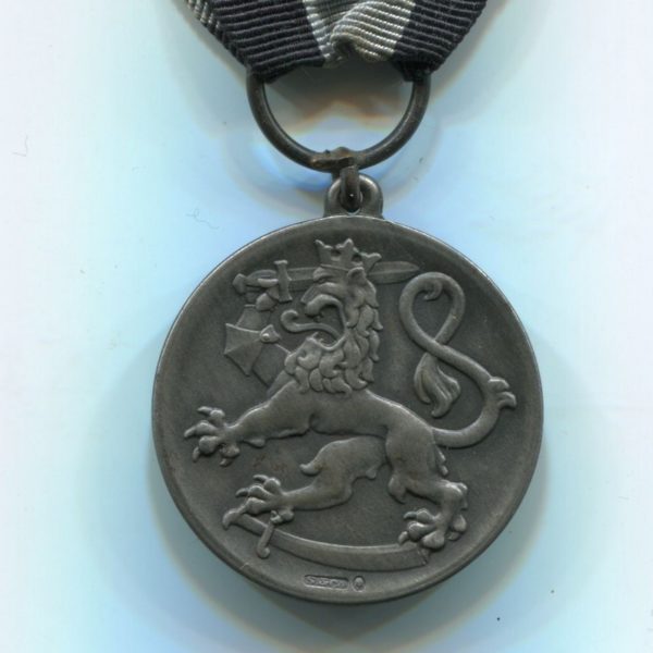 Militaria Barcelona Finland. Commemorative Medal of the Liberation War. 1918. Revers