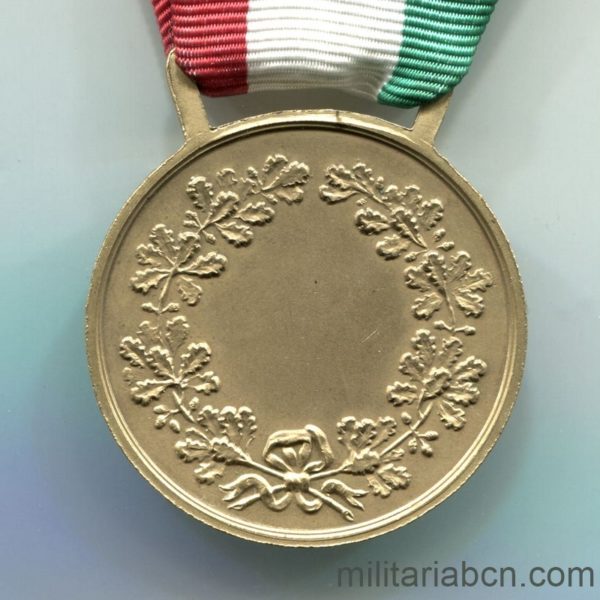 Militaria Barcelona  Italy. Civil Valor Medal. Gold version .Period Vittorio Emanuele III.  reverse