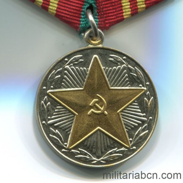 USSR Soviet Union Irreproachable Service medal MOOP Kazakhstan 2nd class