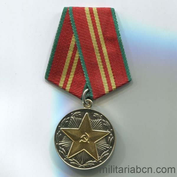 USSR Soviet Union Irreproachable Service medal moop public order original