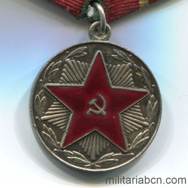 Militaria Barcelona USSR Soviet Union Medal for irreproachable service moop georgia 20 years