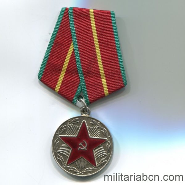 USSR Soviet Union Medal for irreproachable service moop kazakhstan original