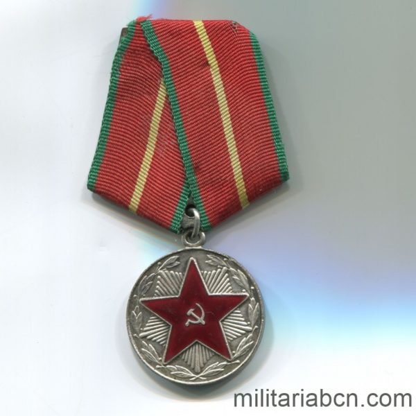 Militaria Barcelona USSR Medal for irreproachable service mvd russia federation