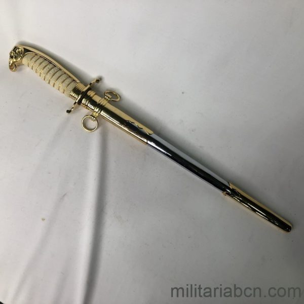 Militaria Barcelona Militaria Barcelona Thailand Army Officer Gala Dagger With presentation box awarded to a Captain of the Spanish Navy. full2