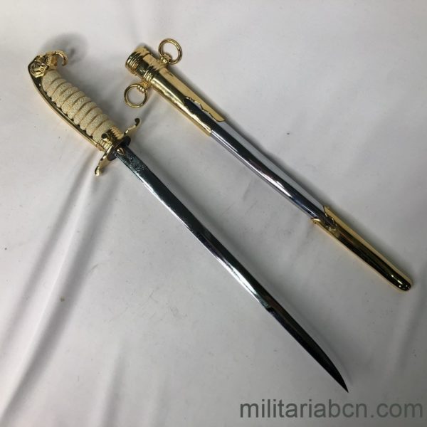 Militaria Barcelona Militaria Barcelona Thailand Army Officer Gala Dagger With presentation box awarded to a Captain of the Spanish Navy. blade2
