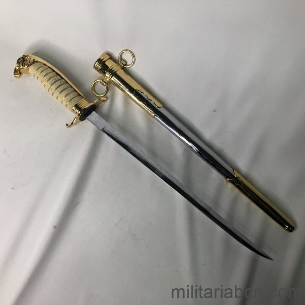 Militaria Barcelona Militaria Barcelona Thailand Army Officer Gala Dagger With presentation box awarded to a Captain of the Spanish Navy. blade