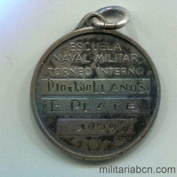 Militaria Barcelona Armada Argentina. Medalla deportiva 1959  b reverso