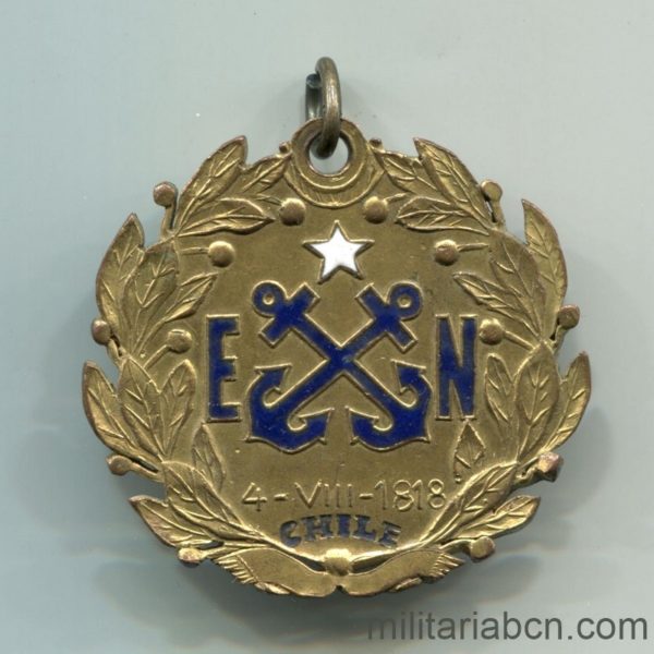 Militaria Barcelona Armada Chilena. Medalla deportiva 1960.