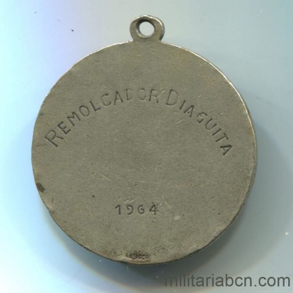 Militaria Barcelona Armada Argentina. Medalla del Remolcador Diaguita reverso