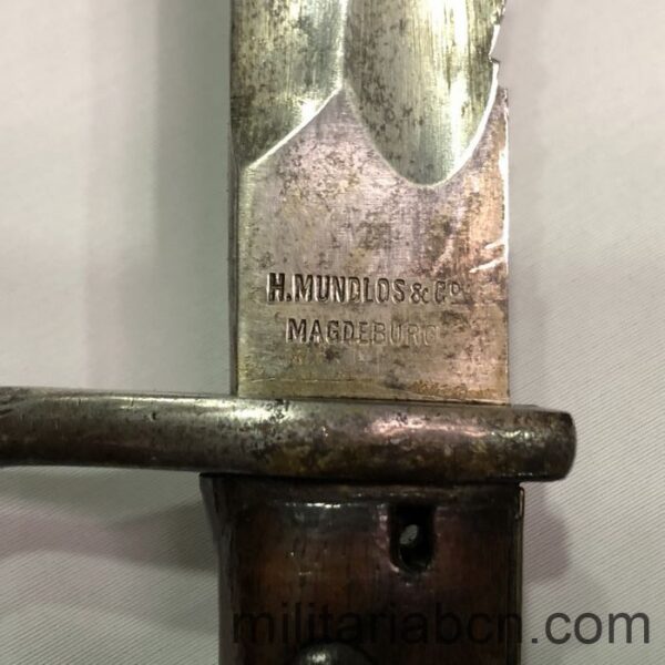 Germany. Bayonet 98/05 with saw. Neuer Art. Mundlos marking