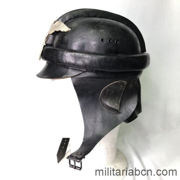 Germany III Reich. NSKK Nationalsozialistisches Kraftfahrkorps 1st Model Biker Helmet left