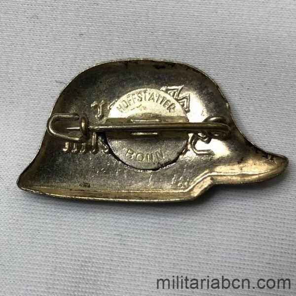 Germany III Reich. Stahlhelm league lapel badge. Bund der Frontsoldaten. 1918-1934. With manufacturer marking Hoffstätter Bonn back