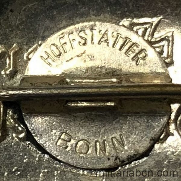Germany III Reich. Stahlhelm league lapel badge. Bund der Frontsoldaten. 1918-1934. With manufacturer marking Hoffstätter Bonn back marking