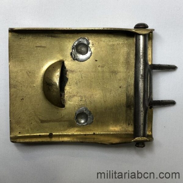 Germany III Reich. Buckle of the SA Sturm Abteilung, first model, circular swastika, was also used by the SS. back