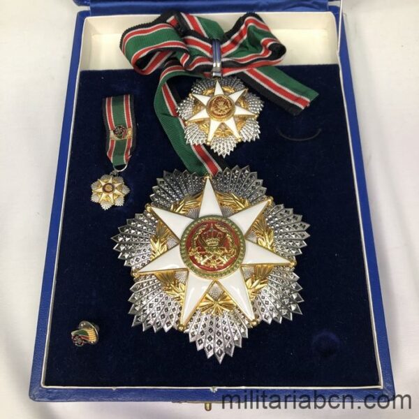 Jordan. Al-Hussein Order of Military Merit. Second Class or Grand Officer. Wisam al-Istahaqaq al-Askari al-Husayniya