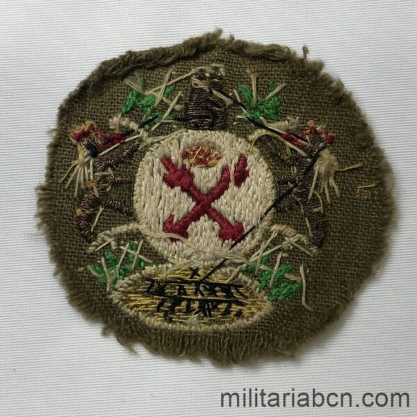 Cruz de Guerra o Medalla al Mérito en Campaña Colectiva para Requetés o Carlistas.  Guerra Civil Española. reverso