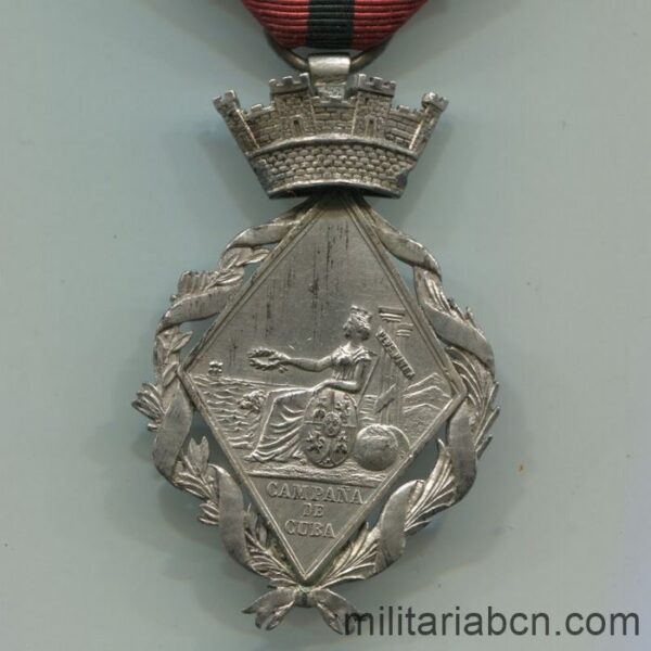 España. Medalla a los Defensores de Bilbao 1874. Con los pasadores Abanto, Muñecas- Galdames y Montano