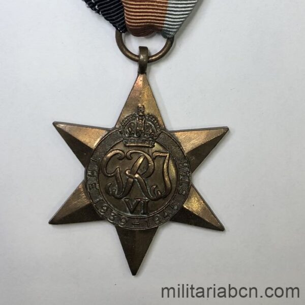 United Kingdom. 39-45 Star. Awarded to a Sergeant of the 1st Battalion of the North Rhodesian Regiment.