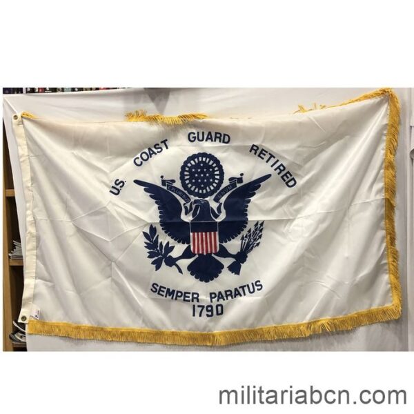 Estados Unidos. Bandera de Retirado de la US Coast Guard. 150 x 85 cm
