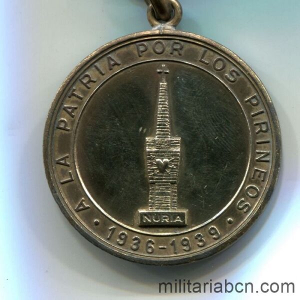 Medalla Hermandad Nacional Alféreces Provisionales. 4ª Región Militar 1961. reverso