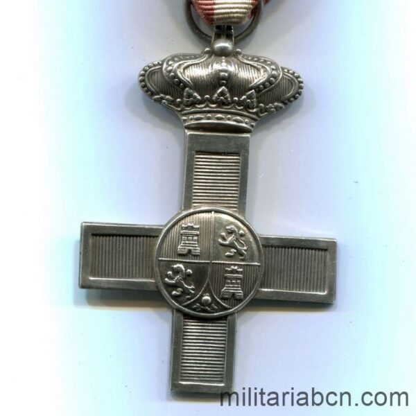 Cruz al Mérito Militar Distintivo Rojo. Época Gobierno Provisional 1868-1871.