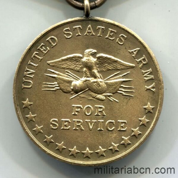 Estados Unidos. Medalla del Ejército de la Ocupación de Cuba . Numerada #9029. reverso